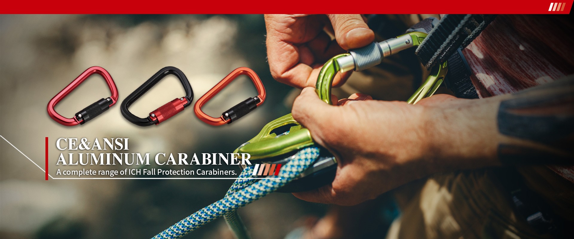 CE&ANSI ALUMINUM CARABINER